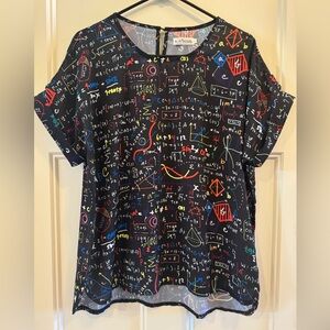 LA Soul Math Print Blouse 🧮